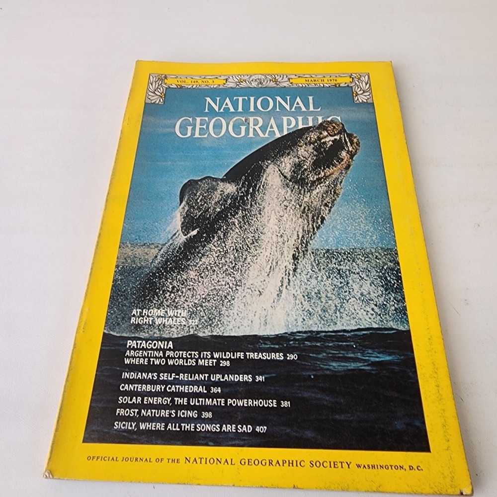 National Geographic Magazine March 1976 No Insert